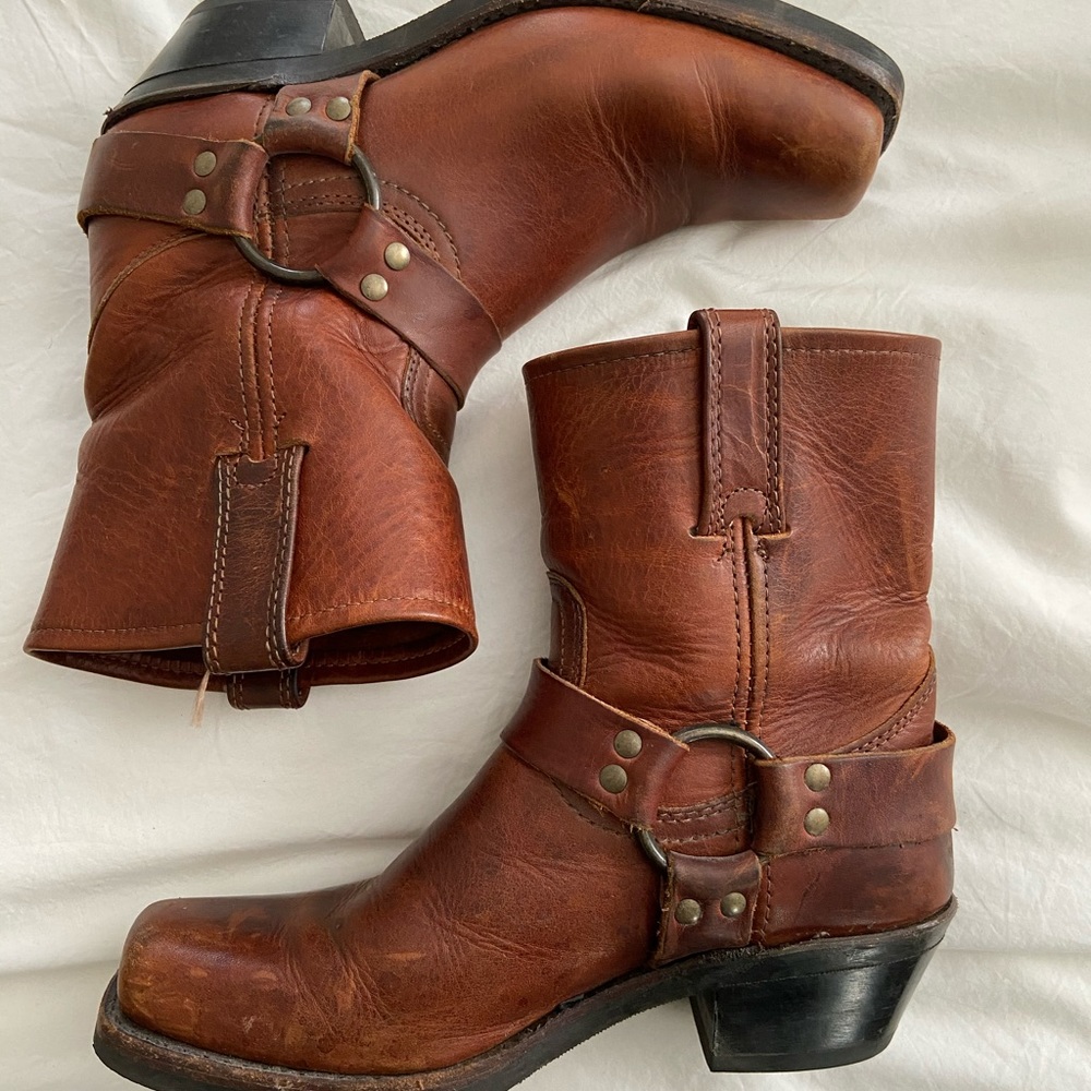 Frye harness boots 8R